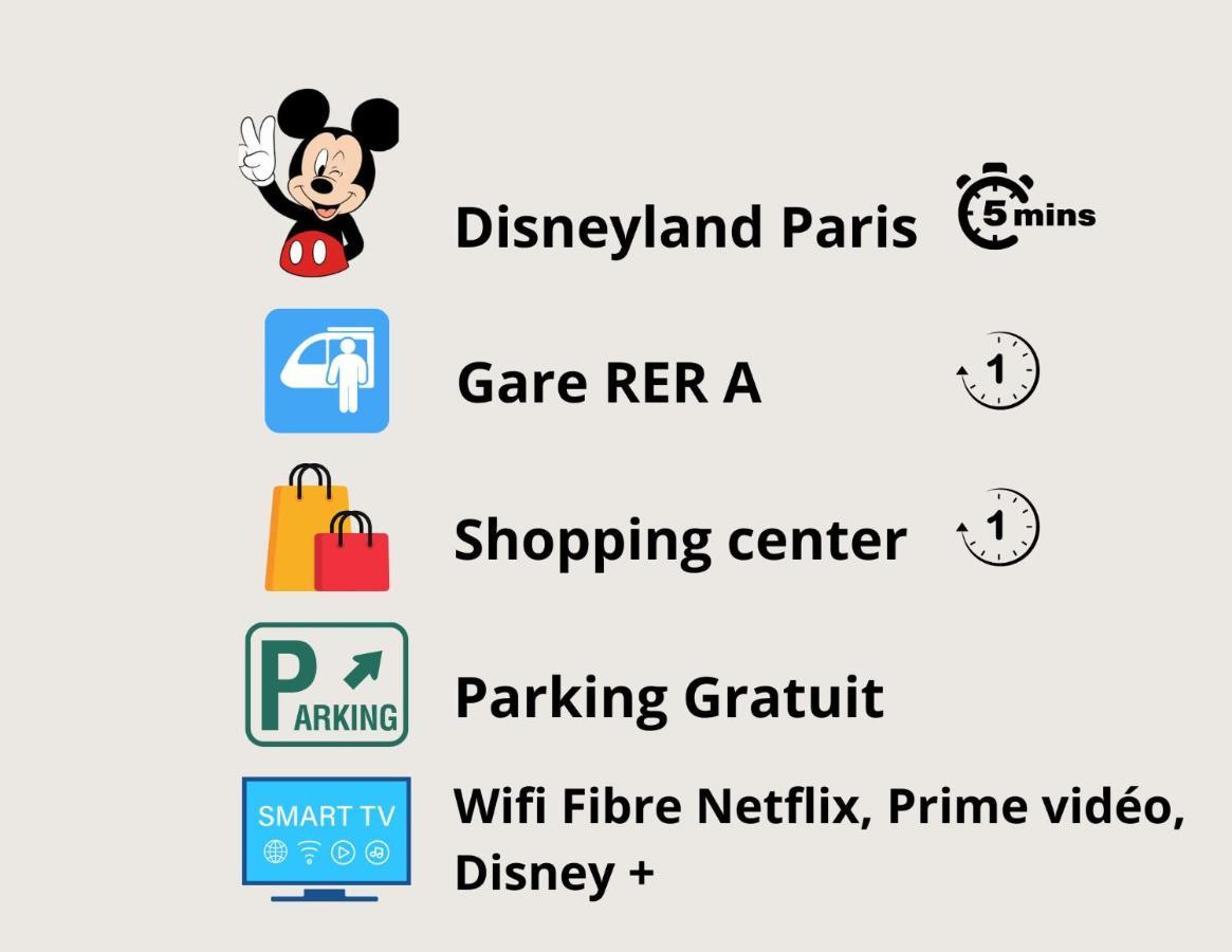 Disneyland Paris Station 2Min Chessy  Eksteriør billede